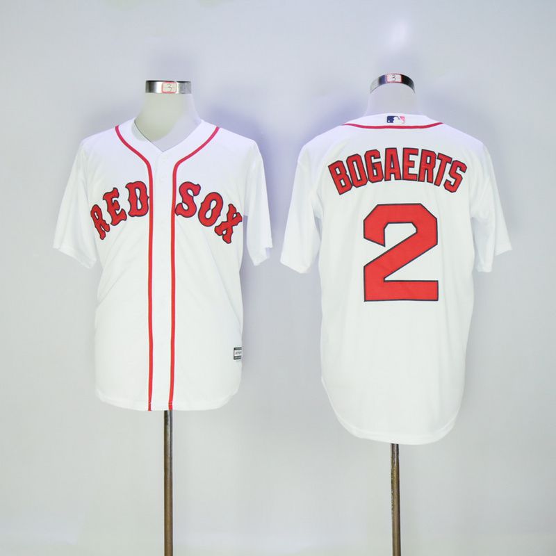 Men Boston Red Sox 2 Bogaerts White MLB Jerseys